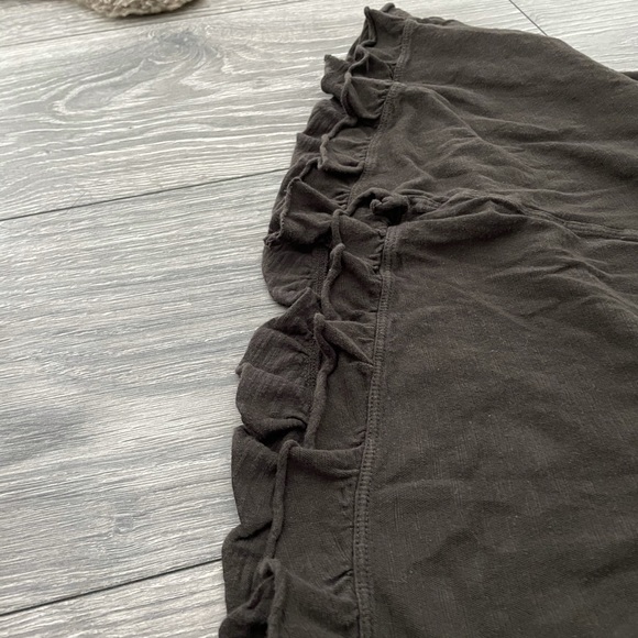 Left of Center Olive Boho  Top - Picture 5 of 8